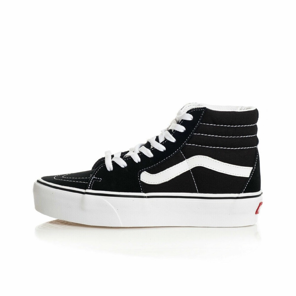 Vans Sk8-Hi Platform 2 Black Classic Wedge Size 9